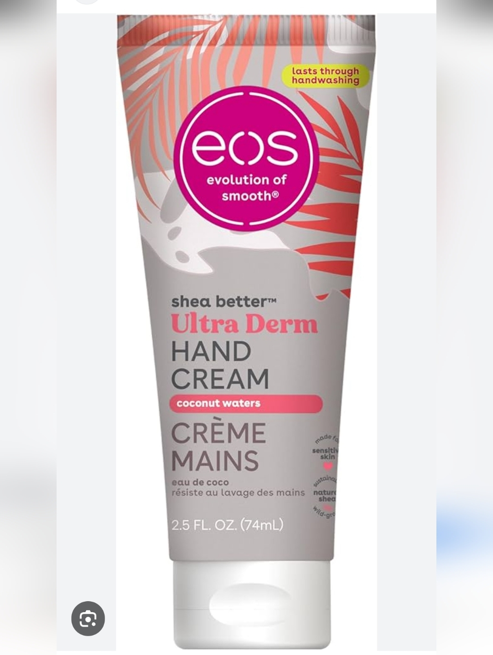 eos Ultra Derm Hand Cream in Pink and Taupe